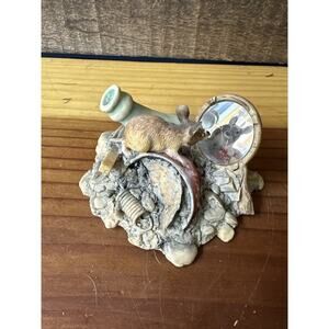 Lowell Davis "Love At First Sight" Signed Schmid Handmade 1984 Rat Sees Self